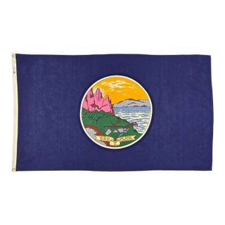 Vintage Cotton State Flag of Montana For Sale