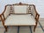 Wood Early 20th Century Edwardian Style Chair-Back Settee For Sale - Image 7 of 13
