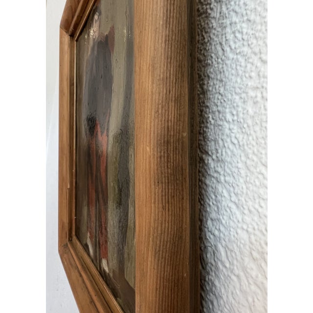 Albert Chavaz, Officer in Costume, Oil on Cardboard, Framed For Sale - Image 9 of 11