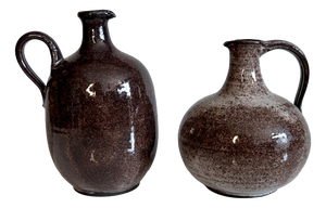 Handmade Ceramic Art Jug Vases from Serocka, Germany, 1970s, Set of 2