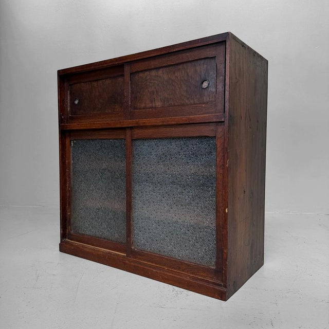 Wood Vintage Japanese Tana Display Cabinet, 1930s For Sale - Image 7 of 11