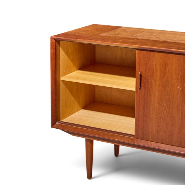 Wood Falster Mid Century Danish Teak Credenza For Sale - Image 7 of 10