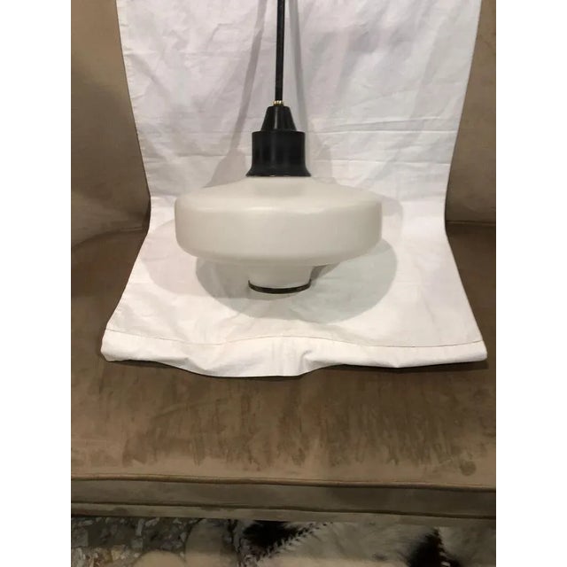 Mid-Century Modern Italian Pendant in the style of Stilnovo, 1970s For Sale - Image 3 of 9