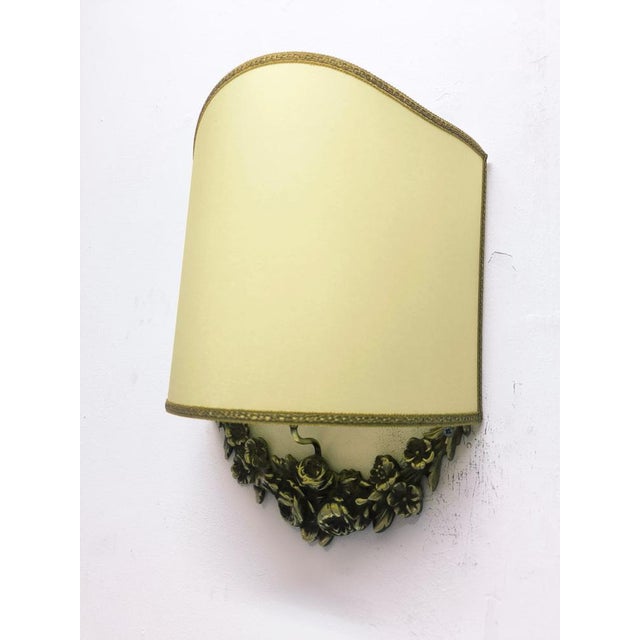 1950s Vintage Fan with Cast Decoration, 1950s For Sale - Image 5 of 18