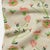 Contemporary Dianthus Rose Print on Natural Linen Fabric For Sale - Image 3 of 3