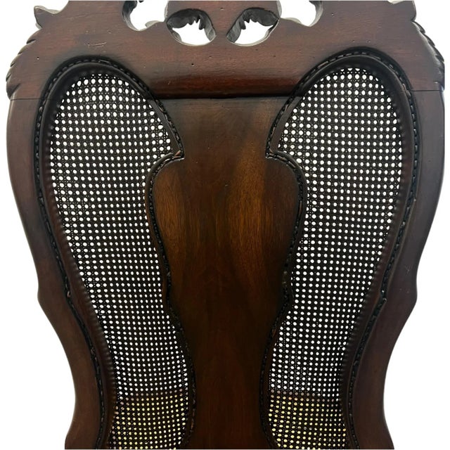 18th Century 18th Century Italian Renaissance Cane Chair For Sale - Image 5 of 12