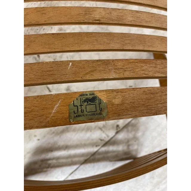 Wood Vintage Rex Folding Chair by Niko Kralj for Stol Kamnik, Slovenia, 1960s For Sale - Image 7 of 10