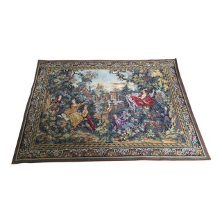 Fragonard's the Swing Belgian Tapestry For Sale