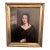 19th Century Oil Portrait of a Lady in Antique Giltwood Frame - Unsigned For Sale