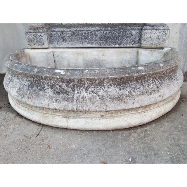 1970s Voisins-Le-Bretonneux Cast Vintage Garden Wall Fountain From France, C. 1970s For Sale - Image 5 of 18