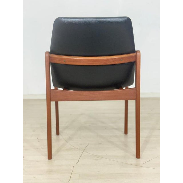 Mid-Century Danish Teak Model 23 Armchair by Henning Kjærnulf for Korup Stolefabrik, 1960s For Sale - Image 10 of 12