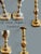 Brass Antique Queen of Diamonds Brass Candlesticks Pair-Victorian English-1897 Jubilee For Sale - Image 8 of 11