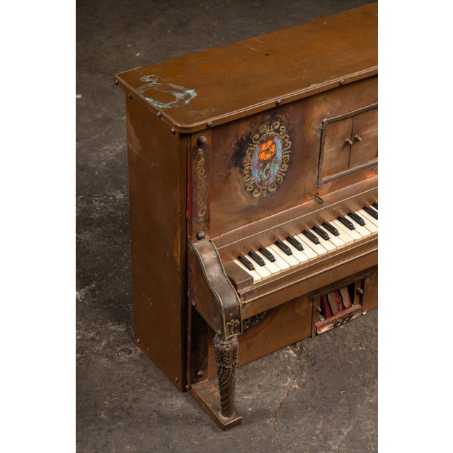 Vintage Figural Brass Piano Sound and Light Stage Prop For Sale - Image 9 of 14