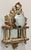 Antique French Gilt Wood Clock Case W/Mirrored Convex Glass For Sale - Image 9 of 16