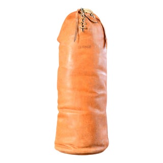 Leather Boxing Punchbag by Benz, 1950s For Sale