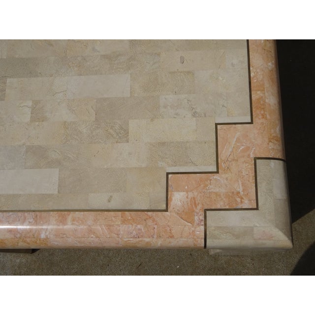 Stone Marquetry Living Room Table, 1950s For Sale - Image 9 of 18