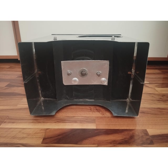 Vintage Space Age Magazine Rack in Chromed Metal, 1970s For Sale - Image 6 of 10