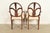 Romweber Antique French Regency Louis XVI Carved Mahogany Dining Chairs, Set of Six For Sale - Image 13 of 14
