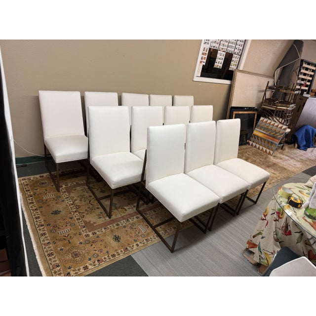 Contemporary Mitchell Gold + Bob Williams Gage Dining Chairs, Set of Twelve For Sale - Image 3 of 12