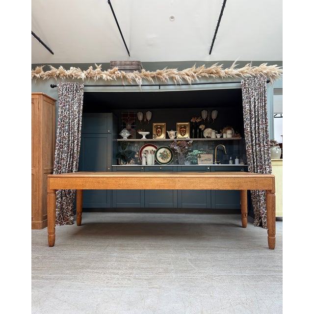 Large Craft Dining Table in Oak, 1890s For Sale - Image 14 of 18