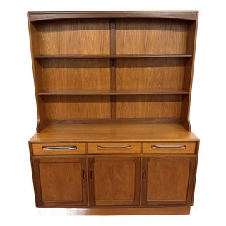 G-Plan Fresco 2-Piece Teak Sideboard With Hutch For Sale