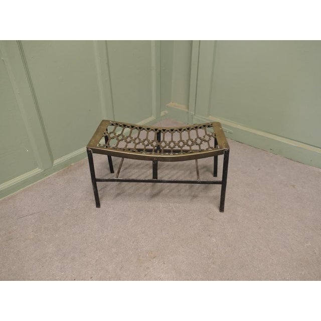 Large Iron and Brass Blacksmith Footman For Sale - Image 4 of 8