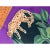Hand-Painted Silk Scarf Leopard Jungle Theme For Sale - Image 4 of 9