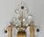 Early 20th Century Banci Gilt & Silvered Bronze Sconces, Italian With Rock Crystal Floral Motif Design -Pair For Sale - Image 9 of 18