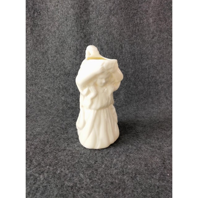 Beautiful, ivory white nymph creamer / pitcher about 5-inches tall Holds about 6 fluid ounces Belleek fine translucent...