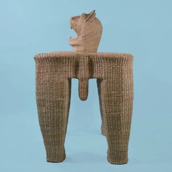 Late 20th Century Vintage One in a Kind Jaguar Desk by Mario Lopez Torres For Sale - Image 5 of 12