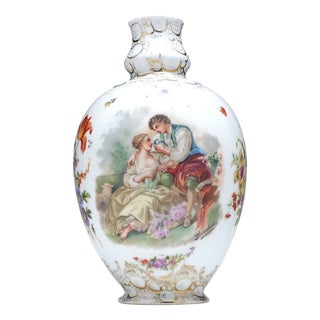 Antique Porcelain Vase by C.G. Schierholz & Sohn, 1890s For Sale