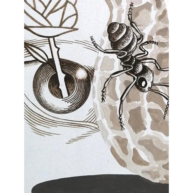 Pierre Jacob, Ants and Peanut, 2020, Acrylic on Wood For Sale - Image 4 of 6