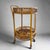 1960s gorgeous bamboo & rattan serving bar cart trolley by franco albini. Made in italy. This exquisite serving cart is a...