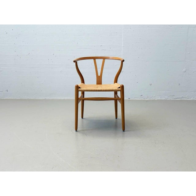Vintage CH24 Wishbone Chairs by Hans J. Wegner for Carl Hansen & Søn, Denmark, 1990s, Set of 6 For Sale - Image 11 of 18