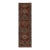 Vintage Turkish Tribal Runner in Brown and White With Multicolor Geometric Figures For Sale