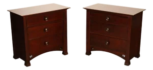 Stickley Edinburgh Collection Pair Of Cherry Nightstands