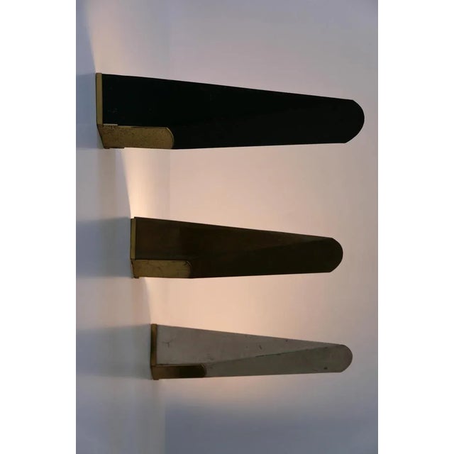 Large Mid-Century German Sconces, 1950s, Set of 3 For Sale - Image 4 of 17