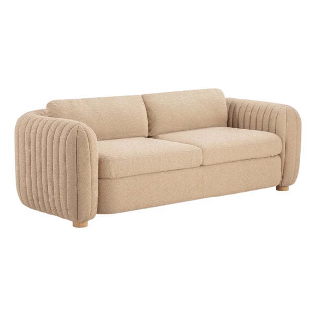 Porto Honey Boucle Sofa For Sale - Image 10 of 10