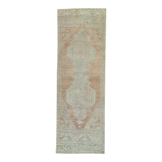 Turkish Vintage Rug 3'8" x 10'9" #20655 For Sale