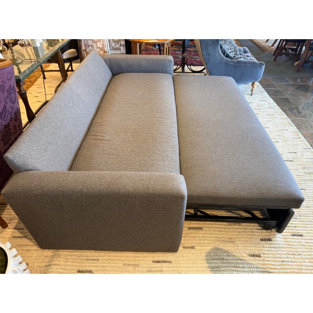 Queen Size Room & Board Aldrich Platform Sleeper Sofa For Sale - Image 10 of 11