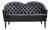 Scandinavian Sofa in Black Furniture Leather, 1960s For Sale