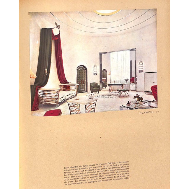 White "Meubles Ensembles Decors" 1945 Dufet, Michel For Sale - Image 8 of 12