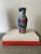 Postmodern Hand-Painted Geometric Modernist Urn Vase For Sale - Image 3 of 11