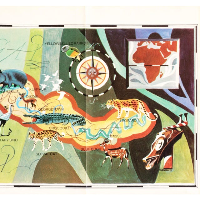 Date: 1960s Size: 8 x 4 inches (closed) 18.5 x 8 inches (open) About The Pamphlet: The Gambia is a small West African...