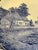Boch Freres Keramis Vintage Large Delft Boch Blue and White Plate With Cottage and Windmill Scene For Sale - Image 4 of 7