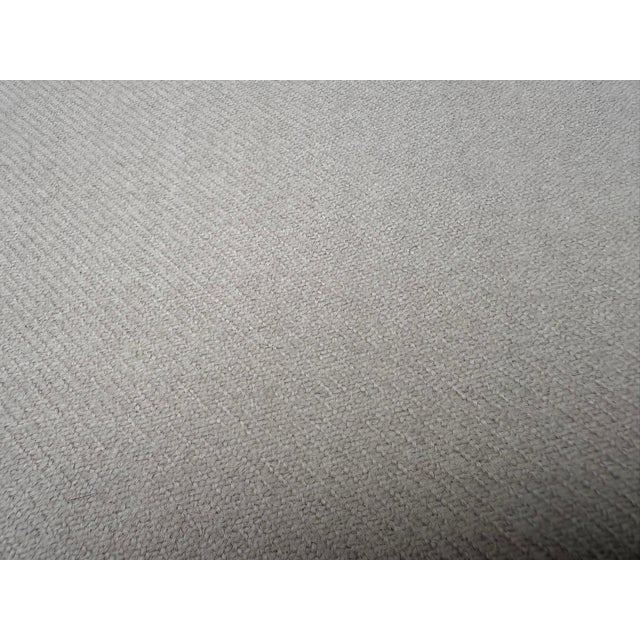 Restoration Hardware Rh Parisian Track Arm 2-Cushion Sofa 9' | Luxe 44" Depth | Down-Feather Fill | Holland & Sherry Wool Twill | Dove For Sale - Image 4 of 18
