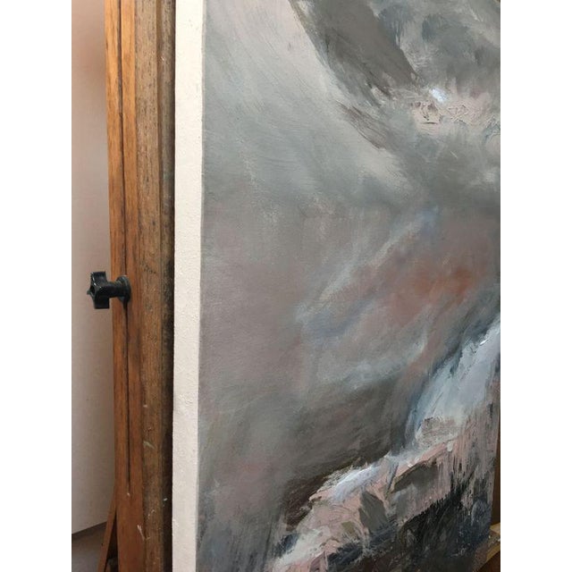 Alegria Joy Original Abstract Textured Painting Blush Pink