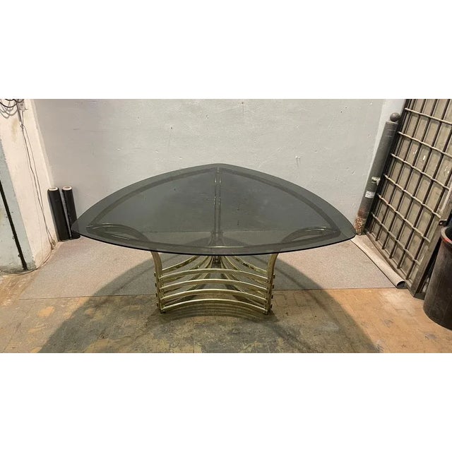 Vintage Table in Brass, 1970s For Sale - Image 4 of 10