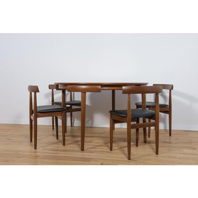 Mid-Century Modern Mid-Century Teak Dining Table & Chairs by Hans Olsen for Frem Røjle, 1960s, Set of 5 For Sale - Image 3 of 18