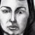 Paper Mid 20th Century Signed Charcoal Portrait Drawing of a Woman With Dark Hair Donna Foreman Hopper For Sale - Image 7 of 9